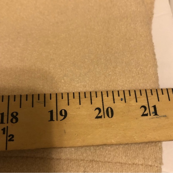 Solezia Wool Removable Faux Fur Collar Ivory Jacket - Picture 9 of 9